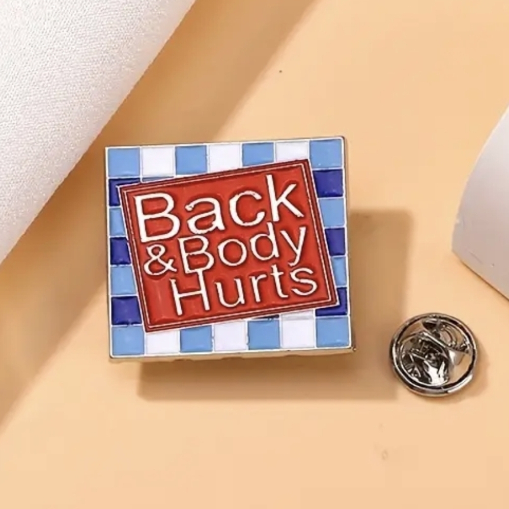 🩵 Back & Body Hurts Pin - Picture 4 of 6